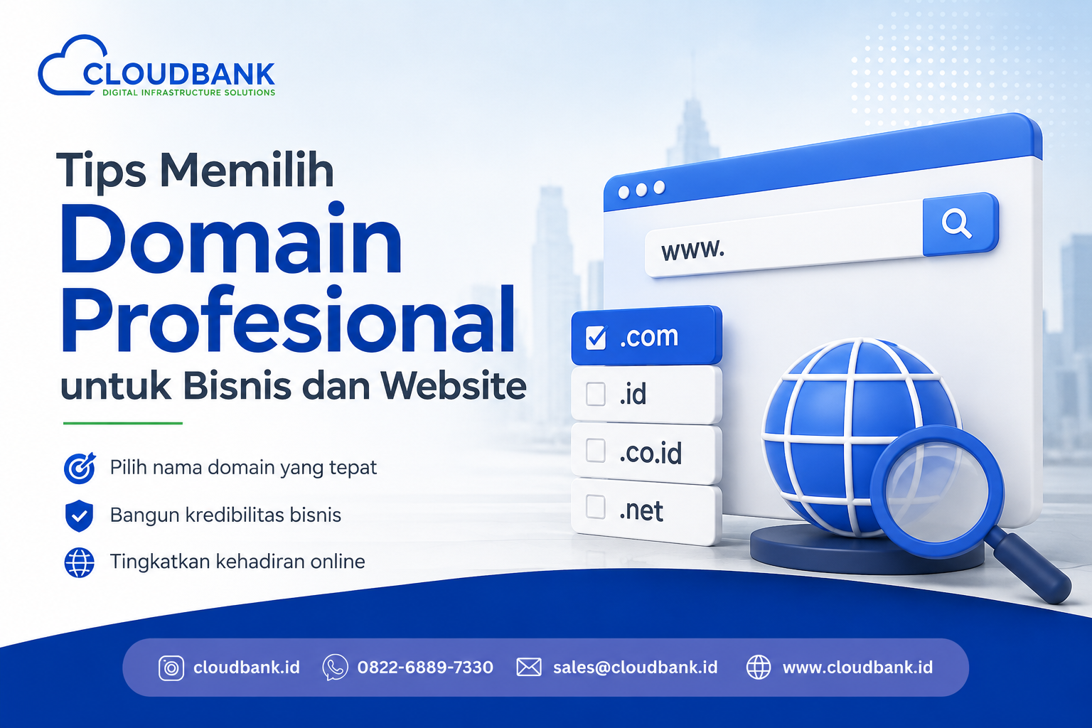 Tips Memilih Domain Profesional untuk Bisnis dan Website