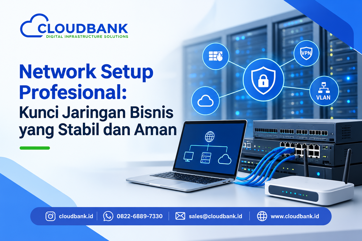 Network Setup Profesional: Kunci Jaringan Bisnis yang Stabil dan Aman